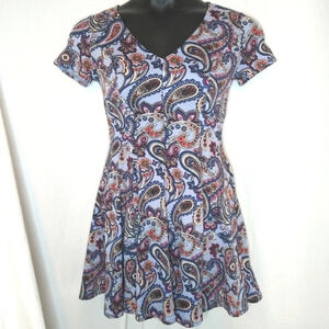 Altrd State Fit and Flare Paisley Dress EUC ❤️
